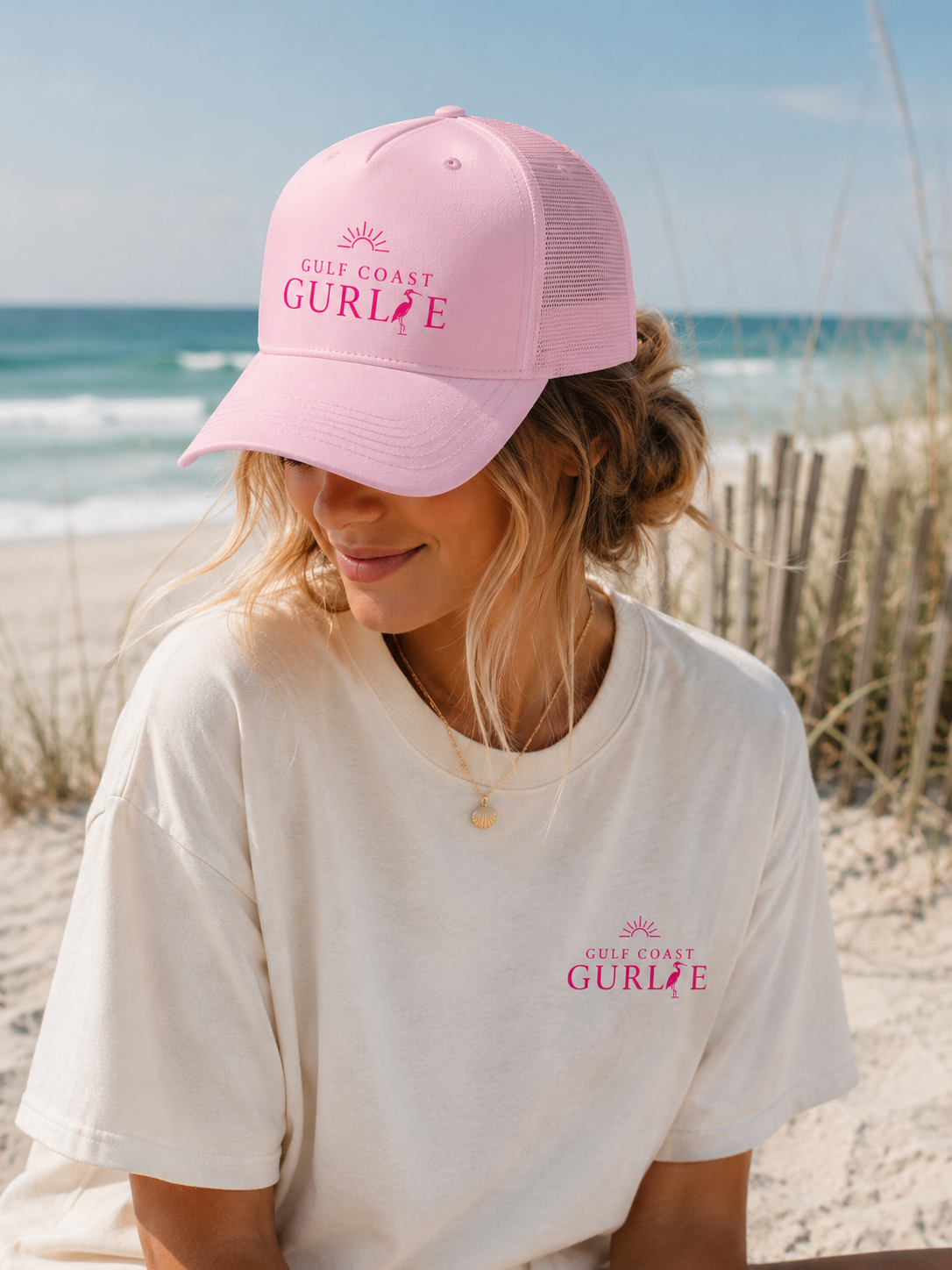 Gulf Coast Gurlie™ Comfort Colors 1717 Tee - Ivory