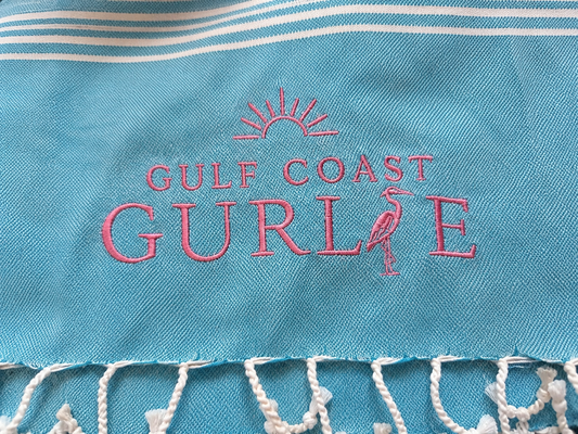 Gulf Coast Gurlie™ 100% Cotton Cali Throw Beach Towel