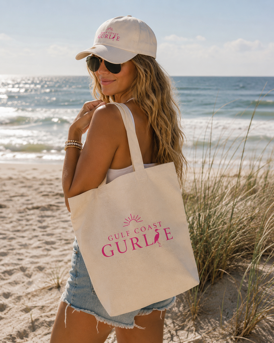 Gulf Coast Gurlie™ 100% Cotton Eco Canvas Tote