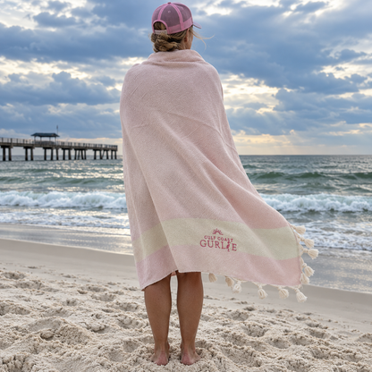 Gulf Coast Gurlie Oversized Cotton Beach Throw